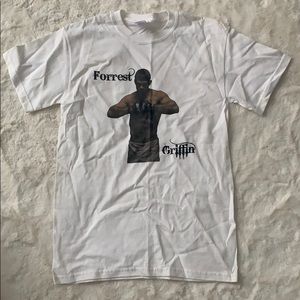 2 UFC shirts, 1 signed by Matt Hughes